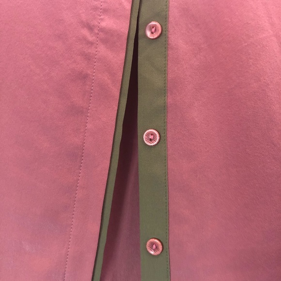 M by Marcus collared silk button down - Picture 3 of 6